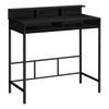 Monarch Specialties I 7700 Computer Desk, Home Office, Standing, Storage Shelves, 48"l, Work, Laptop, Metal, Laminate, Black, Contemporary, Modern - 83-7700 - Mounts For Less