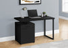 Monarch Specialties I 7761 Computer Desk, Home Office, Laptop, Left, Right Set-up, Storage Drawers, 48"l, Work, Metal, Laminate, Black, Contemporary, Modern - 83-7761 - Mounts For Less