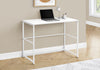 Monarch Specialties I 7775 Computer Desk, Home Office, Laptop, Left, Right Set-up, Storage Drawers, 40"l, Work, Metal, Laminate, White, Contemporary, Modern - 83-7775 - Mounts For Less