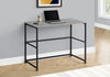 Monarch Specialties I 7778 Computer Desk, Home Office, Laptop, Left, Right Set-up, Storage Drawers, 40"l, Work, Metal, Laminate, Grey, Black, Contemporary, Modern - 83-7778 - Mounts For Less