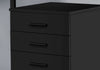Monarch Specialties I 7781 File Cabinet, Rolling Mobile, Storage Drawers, Printer Stand, Office, Work, Laminate, Black, Contemporary, Modern - 83-7781 - Mounts For Less