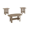 Monarch Specialties I 7927P Table Set, 3pcs Set, Coffee, End, Side, Accent, Living Room, Laminate, Brown, Transitional - 83-7927P - Mounts For Less