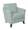 Monarch Specialties I 8003 Accent Chair - Faded Green "Angled Kaleidoscope" Fabric - 83-8003 - Mounts For Less