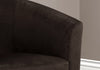 Monarch Specialties I 8233 Accent Chair - 2pcs Set / Dark Brown Floral Velvet - 83-8233 - Mounts For Less