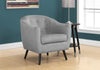 Monarch Specialties I 8258 Accent Chair - Grey Mosaic Velvet - 83-8258 - Mounts For Less