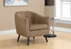 Monarch Specialties I 8259 Accent Chair - Light Brown Mosaic Velvet - 83-8259 - Mounts For Less