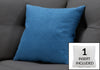 Monarch Specialties I 9290 Pillows, 18 X 18 Square, Insert Included, Decorative Throw, Accent, Sofa, Couch, Bedroom, Polyester, Hypoallergenic, Blue, Modern - 83-9290 - Mounts For Less