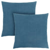 Monarch Specialties I 9291 Pillow - 18"X 18" / Patterned Blue / 2pcs - 83-9291 - Mounts For Less