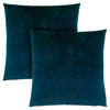 Monarch Specialties I 9309 Pillow - 18"X 18" / Steel Blue Diamond Velvet / 2pcs - 83-9309 - Mounts For Less
