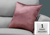 Monarch Specialties I 9338 Pillows, 18 X 18 Square, Insert Included, Decorative Throw, Accent, Sofa, Couch, Bedroom, Polyester, Hypoallergenic, Pink, Modern - 83-9338 - Mounts For Less