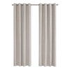 Monarch Specialties I 9818 Curtain Panel, 2pcs Set, 54"w X 95"l, Room Darkening, Grommet, Living Room, Bedroom, Kitchen, Micro Suede, Polyester, Beige, Contemporary, Modern - 83-9818 - Mounts For Less