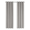Monarch Specialties I 9835 Curtain Panel, 2pcs Set, 54"w X 84"l, 100% Blackout, Grommet, Living Room, Bedroom, Kitchen, Thermal Insulation, Polyester, Grey, Contemporary, Modern - 83-9835 - Mounts For Less