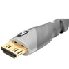 Monster 4 ft. Advanced High Speed HDMI Cable with Ethernet, Gold Plated Connector, Grey - 98-CHM-A04GSBULK - Mounts For Less