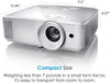 Optoma WU334 3D Ready DLP Projector - 16:10 - 1920 x 1200 - Rear Ceiling Front - 1080p - 3500 Hour Normal Mode - 10000 Hour Economy Mode - WUXGA - 20000:1 - 3600 Lumens - HDMI - USB - 1 Year Warranty - 71-5856DY - Mounts For Less