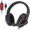 Ovleng - USB Wired Gaming Headset with Microphone and Remote Control, Black - 98-L-Q7OVLENG - Mounts For Less
