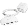Philips - Charging Station with 4 USB Ports 4.8A, White - - Mounts For Less