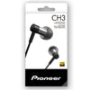 Pioneer SE-CH3T-B High Performance In-Ear Headphones Black - 78-131235 - Mounts For Less