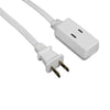 Power Sentry PB01-P36 6 ft 3 Outlet Ungrounded Extension Cord 16 AWG White - 98-PB01-P36 - Mounts For Less
