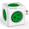 Powercube on Wall Original 5 Outlets - Green - 06-0091 - Mounts For Less