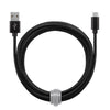 Powerology - 10 Foot USB Type-C Cable, Braided, Black - 78-131606C - Mounts For Less