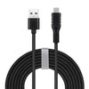 Powerology - 10 Foot USB Type-C Cable, Braided, Black - 78-131606C - Mounts For Less
