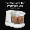 Proctor Silex - Mini Food Processor/Vegetable Chopper, 1.5 Liter Capacity, White - 119-72500RY - Mounts For Less
