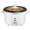Proctor Silex - Rice Cooker, 8 Cup Cooked Rice Capacity, 350 Watts, White - 119-37534N - Mounts For Less