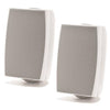 Prologue AS-105W 5.25" 80W Outdoor-Indoor Speakers Pair 8 Ohms Or 70V With Wall Mounting Brackets White - - Mounts For Less