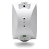 Prologue AS-106W 6.5" 100W Outdoor-Indoor Speakers Pair 8 Ohms Or 70V With Wall Mounting Brackets White - - Mounts For Less