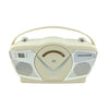 Proscan - BoomBox / CD Player with AM/FM Radio and AUX Input, Retro Style, Cream - 67-CEPRCD212-CREAM - Mounts For Less