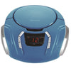 Proscan - BoomBox / Portable CD Player With AM/FM Radio and AUX Input, Blue - 67-CEPRCD261-BLUE - Mounts For Less