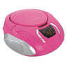 Proscan - BoomBox / Portable CD Player With AM/FM Radio and AUX Input, Pink - 67-CEPRCD261-PINK - Mounts For Less