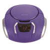 Proscan - BoomBox / Portable CD Player With AM/FM Radio and AUX Input, Purple - 67-CEPRCD261-PURPLE - Mounts For Less