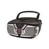 Proscan - BoomBox / Portable CD Player with AM/FM Radio, Retro Style, AUX Input, Black - 67-CEPRCD211-BLACK - Mounts For Less