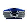 Proscan - BoomBox / Portable CD Player with AM/FM Radio, Retro Style, AUX Input, Blue - 67-CEPRCD211-BLUE - Mounts For Less