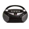 Proscan - BoomBox with CD and Cassette Player, AM/FM Radio, AUX Input, Black - 67-CEPRCD286 - Mounts For Less
