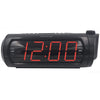 Proscan - Dual Alarm Clock Radio, Projects Time to Wall or Ceiling, 1.8" Screen, Black - 67-CEPCR1245-USB - Mounts For Less