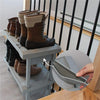 RAKABOT - Storage Shelf for Shoes, Winter Boots and Rain Boots with Water Collection System, Gray - 111-RAK-PLASTICO-GRISPALE - Mounts For Less