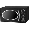 RCA - 0.9 Cubic Foot Microwave, 900 Watts, Retro Style, Black - 67-APRMW987-BLACK - Mounts For Less