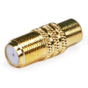 RCA Female to F Female Adapter Gold Plated - 99-4131 - Mounts For Less