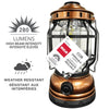 RCA RFL5018 - Dimmable Camping Lantern, 280 Lumens Led 3 COB, Weather Resistant - 80-RFL5018 - Mounts For Less