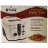 Rival CZF630W-CN 3L Deep Fryer with 30 Minutes Timer and Adjustable Thermostat 1500W White - 65-325185 - Mounts For Less