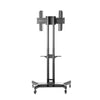 Rolling TV Cart for LED PLASMA LCD 32" to 70" Height Adjustable - 04-0297 - Mounts For Less