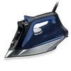Rowenta DW8350 1775 Watts Ultimate Plus Steam Iron - Vertical Steam 430 Hole Sole Plate, Auto-off, Black & Blue - 119-DW8350 - Mounts For Less