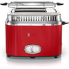 Russell Hobbs - Retro 2 Slice Toaster with Timer and Removable Warming Rack, Red - 65-311190 - Mounts For Less