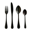 Safdie & Co - Stainless Steel Flatware/Cutlery Set, 16 Pieces, Dishwasher Safe, Onyx Black - 120-HW03409 - Mounts For Less