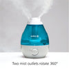 Safety 1st - Ultrasonic Cool Mist Humidifier for Kids Room, Rotating Nozzle, Blue - 65-311233 - Mounts For Less