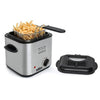 Salton DF1539 Easy Clean Compact Deep Fryer Stainless Steel 1.2 Liters - 82-0057 - Mounts For Less