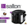 Salton DF2064 - 2L Capacity Fryer with Adjustable Temperature and Removable Lid, Stainless Steel - 65-311074 - Mounts For Less