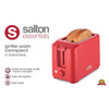 Salton Essentials - Compact Toaster, 2 Slice Capacity, Red - 65-311085 - Mounts For Less